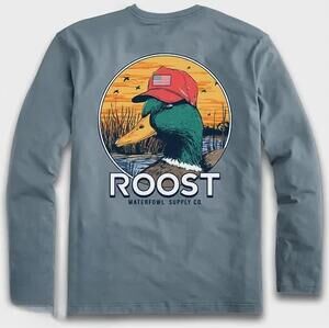 NEW FIELDSTONE boy's roost duck tee in grey